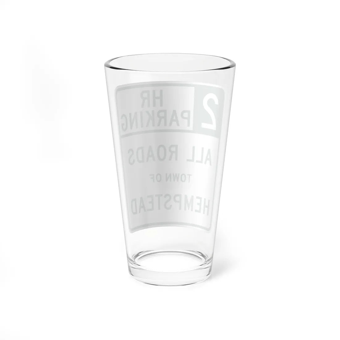 NYSDOT NYP2-8 (New York) (Road Sign) Pint Glass 16oz - Go Mug Yourself