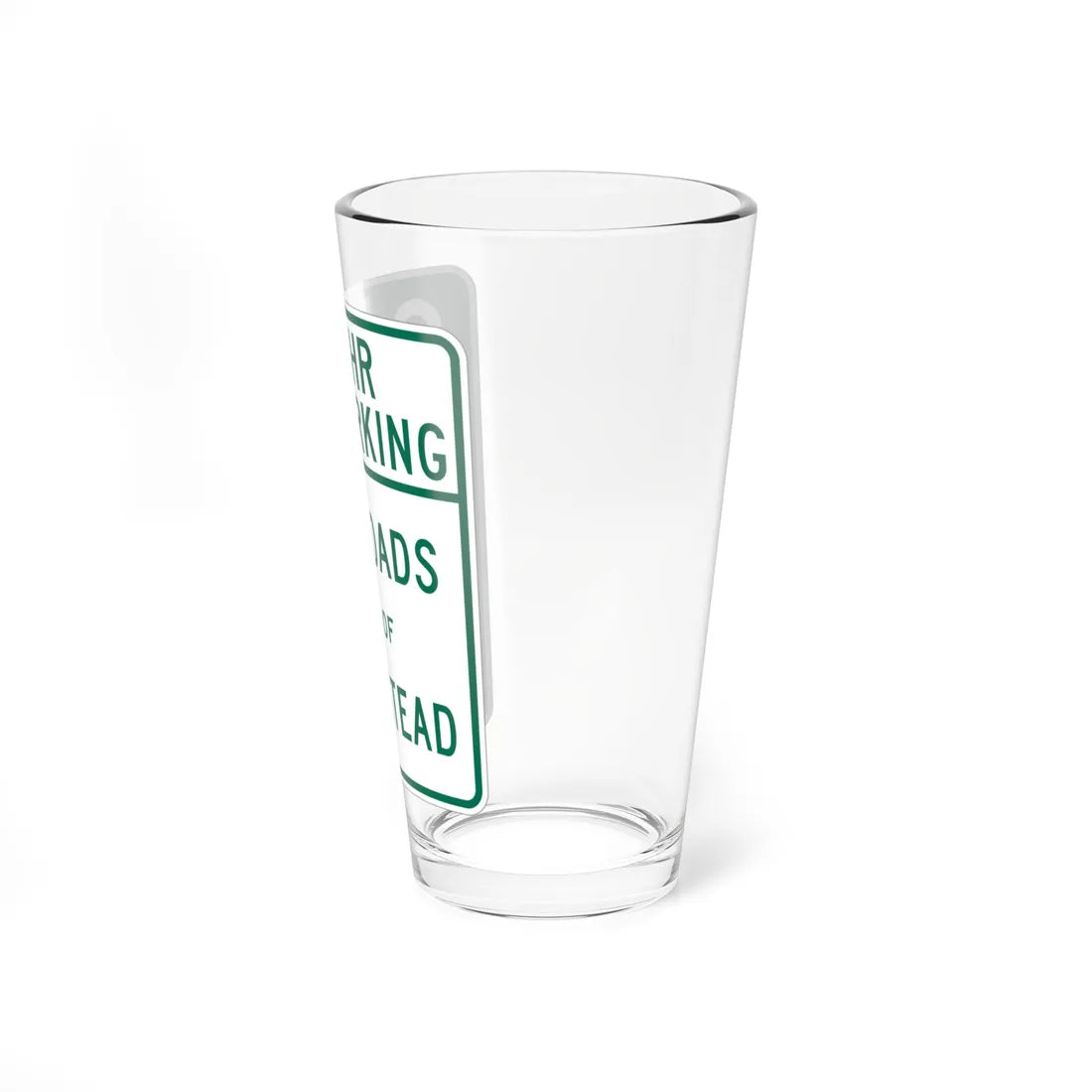 NYSDOT NYP2-8 (New York) (Road Sign) Pint Glass 16oz - Go Mug Yourself