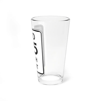 NYSDOT NYR2-11 (New York) (Road Sign) Pint Glass 16oz - Go Mug Yourself