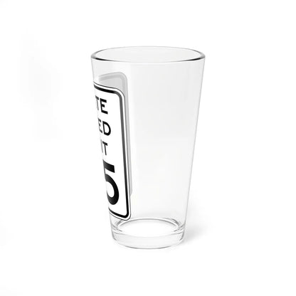 NYSDOT NYR2-2 (New York) (Road Sign) Pint Glass 16oz - Go Mug Yourself