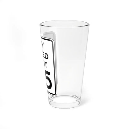 NYSDOT NYR2-4 (New York) (Road Sign) Pint Glass 16oz - Go Mug Yourself