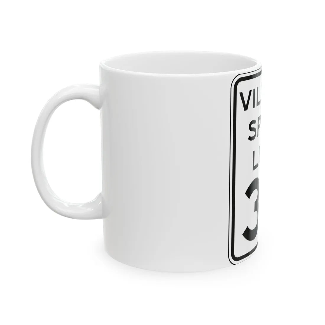 NYSDOT NYR2-5 (New York) (Road Sign) White Coffee Mug - Go Mug Yourself