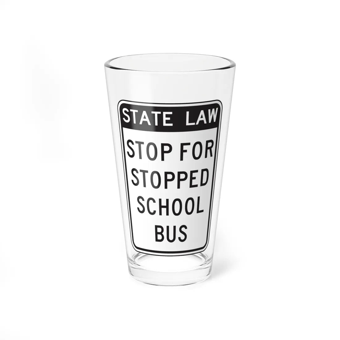 NYSDOT NYR9-20 (New York) (Road Sign) Pint Glass 16oz 16oz - Go Mug Yourself