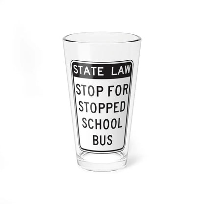 NYSDOT NYR9-20 (New York) (Road Sign) Pint Glass 16oz 16oz - Go Mug Yourself