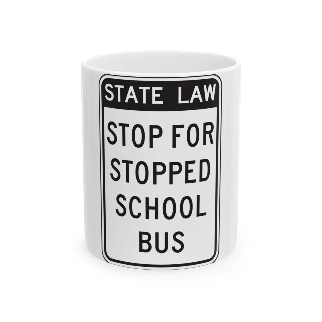 NYSDOT NYR9-20 (New York) (Road Sign) White Coffee Mug 11oz - Go Mug Yourself