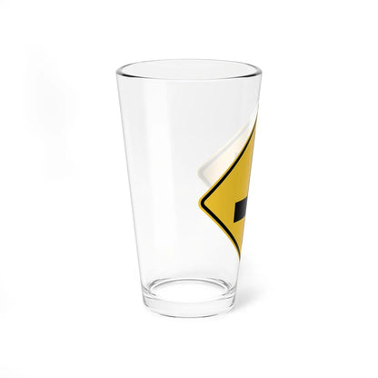 NYSDOT NYW2-10 (New York) (Road Sign) Pint Glass 16oz - Go Mug Yourself