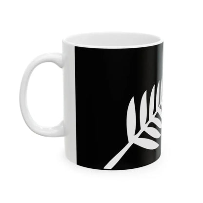 NZ fern flag (New Zealand) White Coffee Mug - Go Mug Yourself