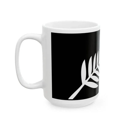NZ fern flag (New Zealand) White Coffee Mug - Go Mug Yourself