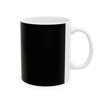 NZ flag design Koru Black by Andrew Fyfe (New Zealand) White Coffee Mug - Go Mug Yourself