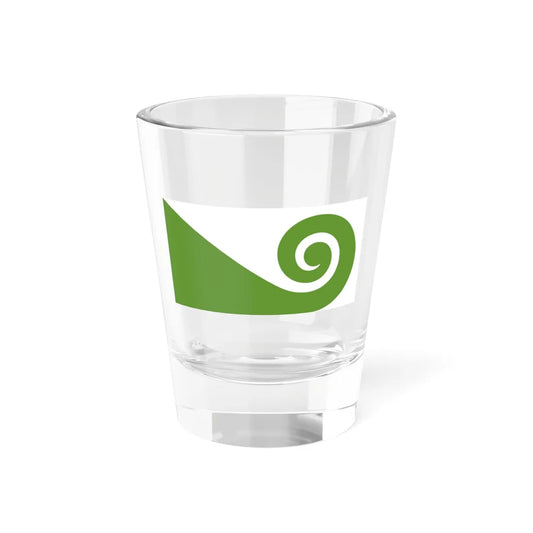 NZ flag design Modern Hundertwasser by Tomas Cottle (New Zealand) Shot Glass 1.5oz 1.5oz - Go Mug Yourself