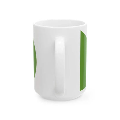 NZ flag design Modern Hundertwasser by Tomas Cottle (New Zealand) White Coffee Mug - Go Mug Yourself