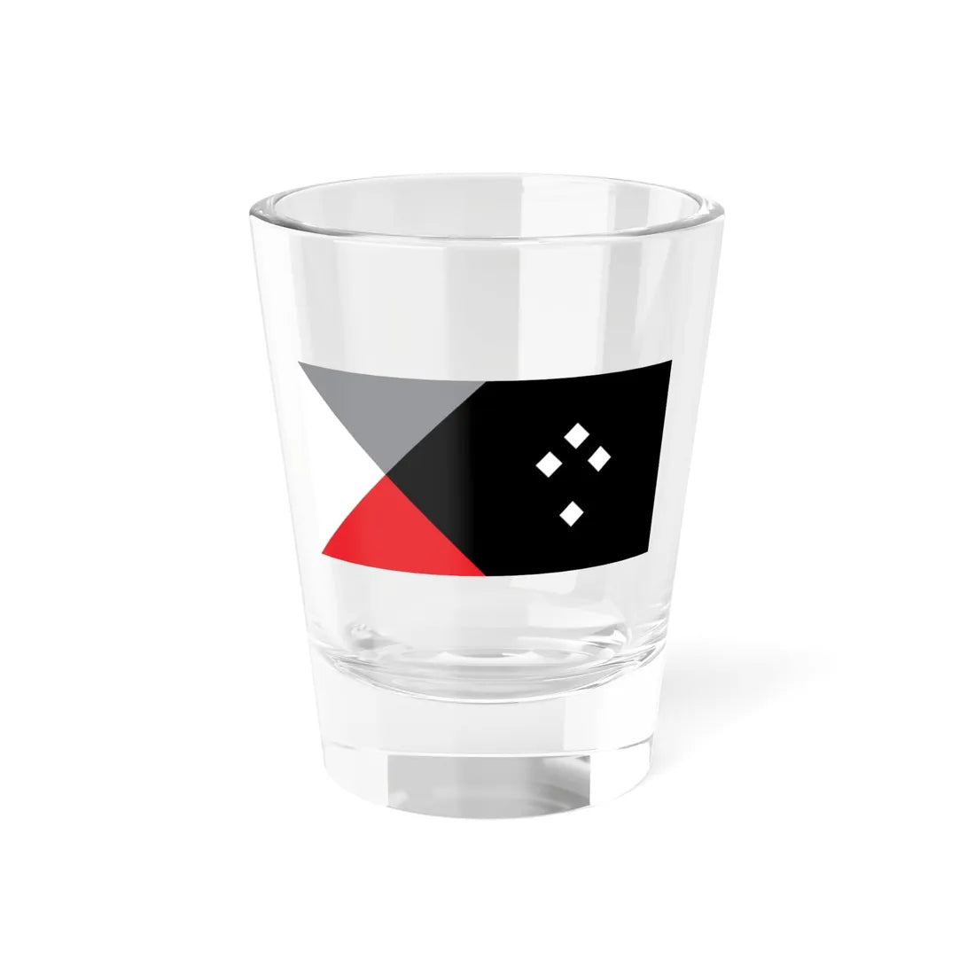 NZ flag design Tukutuku by Pax Zwanikken (New Zealand) Shot Glass 1.5oz 1.5oz - Go Mug Yourself