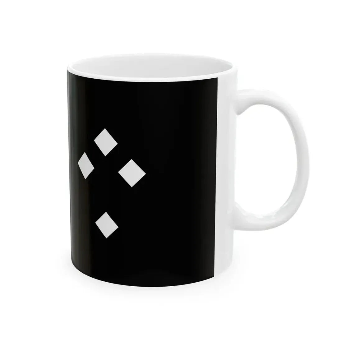 NZ flag design Tukutuku by Pax Zwanikken (New Zealand) White Coffee Mug - Go Mug Yourself