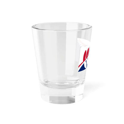 NZ flag design Unity Fern Red  Blue by Paul Jackways redesign (New Zealand) Shot Glass 1.5oz - Go Mug Yourself