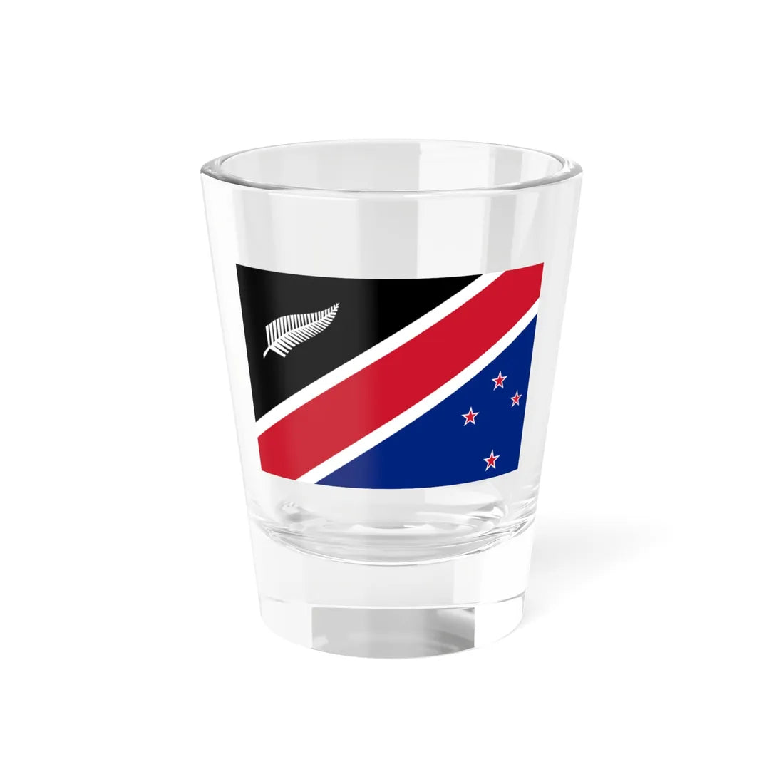 NZflag proposal-dignan (New Zealand) Shot Glass 1.5oz 1.5oz - Go Mug Yourself