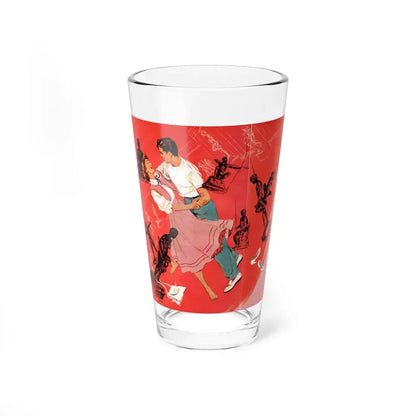 O Lovely Day, Redbook, January 1953 (Magazine Illustration) Pint Glass 16oz 16oz - Go Mug Yourself
