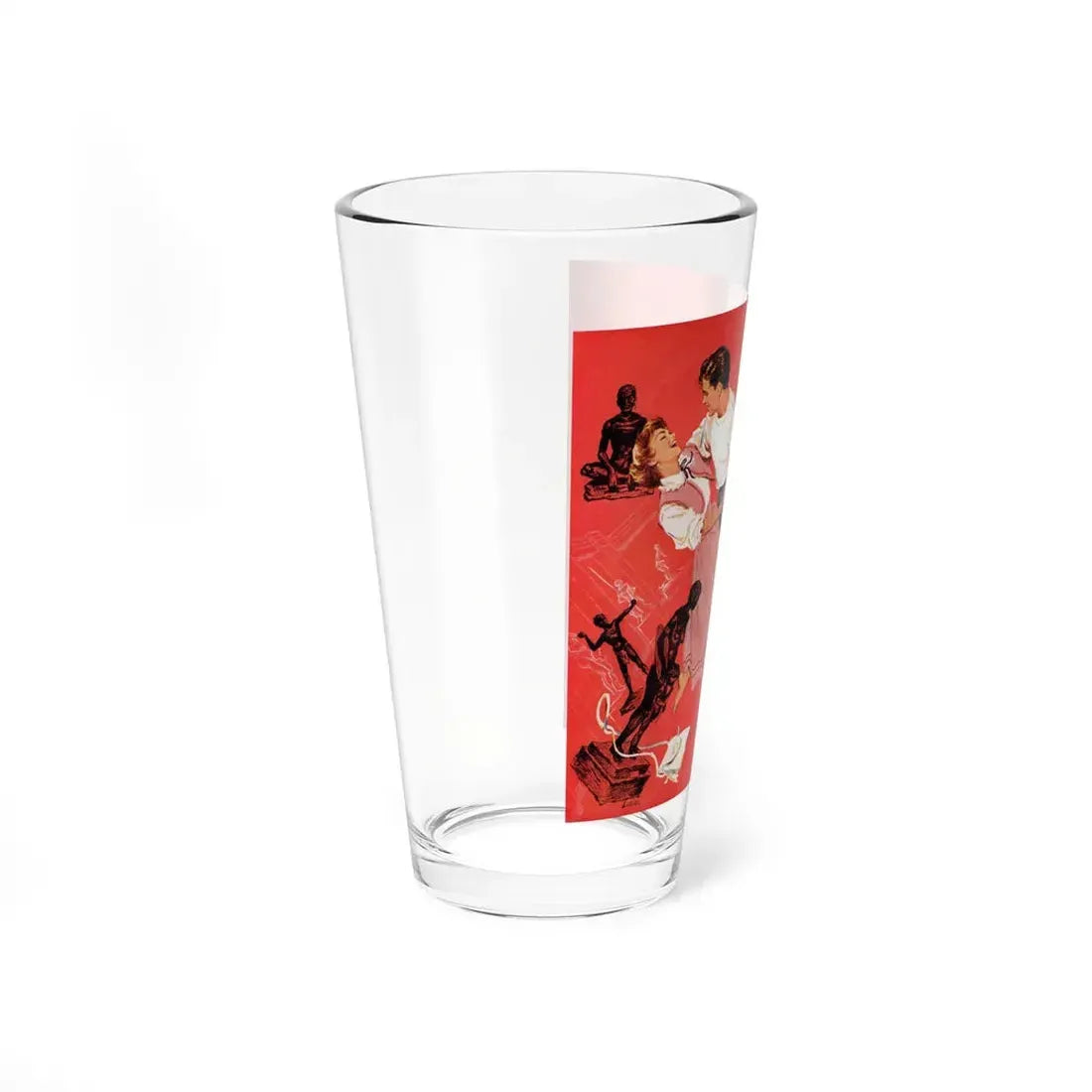 O Lovely Day, Redbook, January 1953 (Magazine Illustration) Pint Glass 16oz - Go Mug Yourself