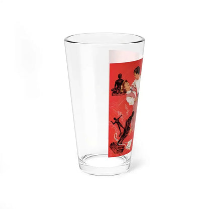 O Lovely Day, Redbook, January 1953 (Magazine Illustration) Pint Glass 16oz - Go Mug Yourself