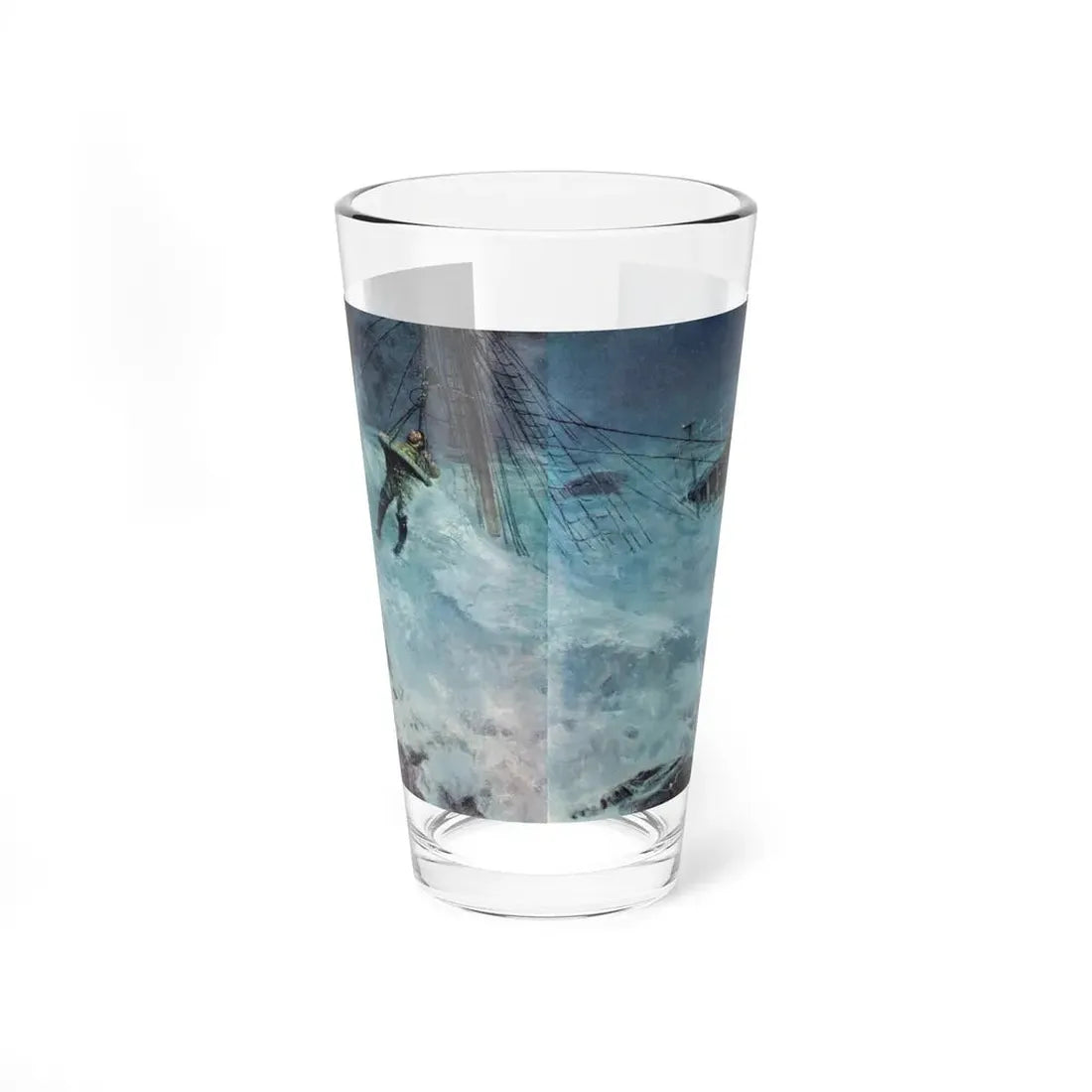 O'Reilly and the Flying Dutchman,True Magazine, January 1953 (Magazine Illustration) Pint Glass 16oz 16oz - Go Mug Yourself