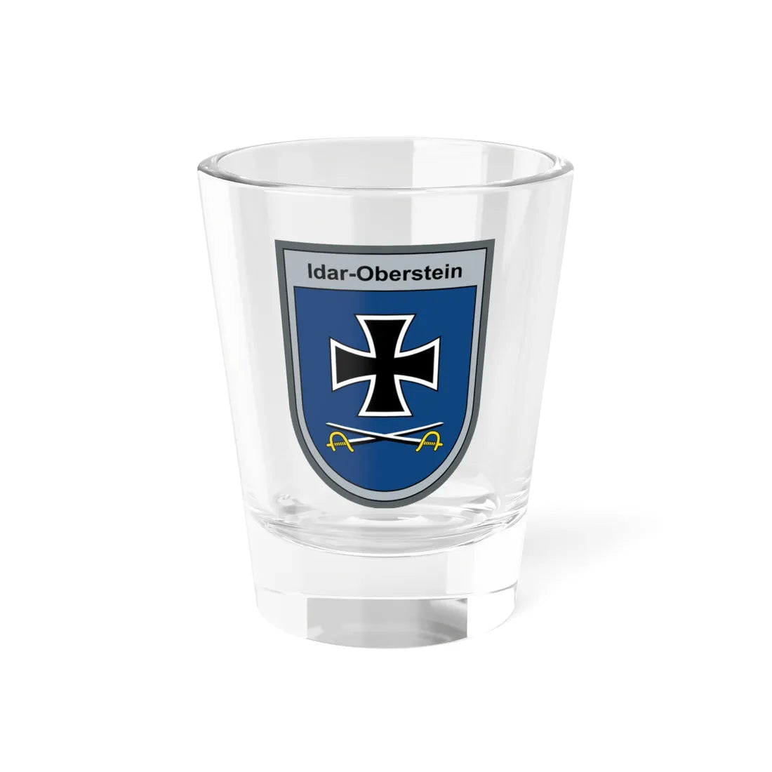 OABtl Idar-Oberstein (Germany) (Coat of Arms) Shot Glass 1.5oz 1.5oz - Go Mug Yourself