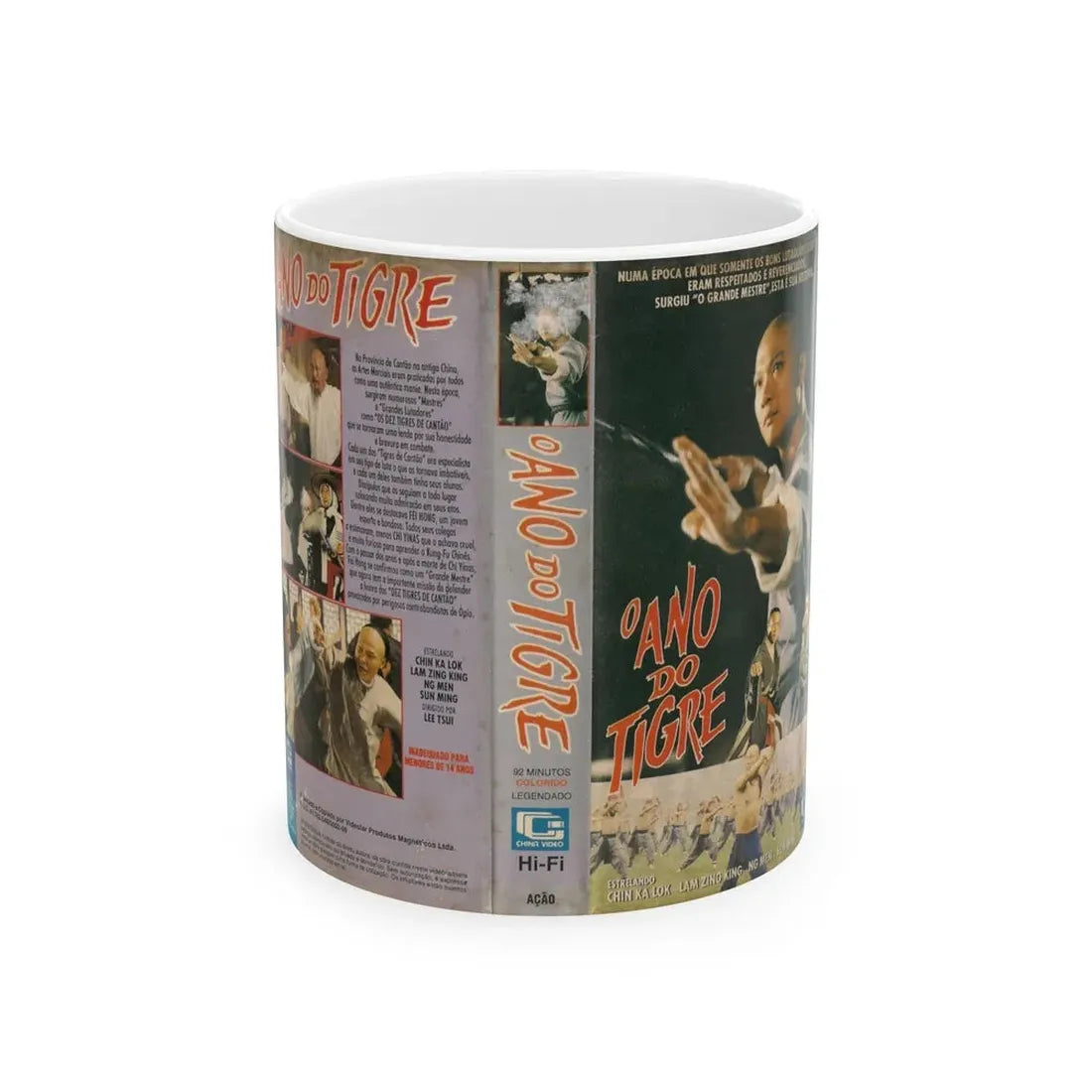 OANO DO TIGRE (VHS COVER) - White Coffee Mug 11oz - Go Mug Yourself