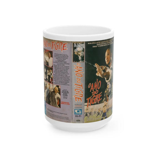 OANO DO TIGRE (VHS COVER) - White Coffee Mug-15oz-Go Mug Yourself