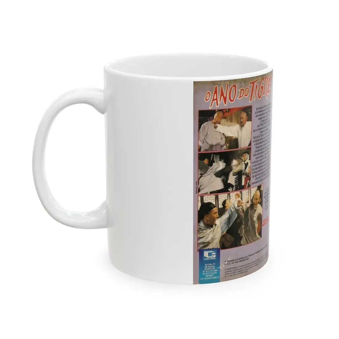 OANO DO TIGRE (VHS COVER) - White Coffee Mug - Go Mug Yourself