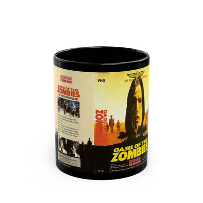 OASIS OF THE ZOMBIES FILMLAND (VHS COVER) - Black Coffee Mug-11oz-Go Mug Yourself