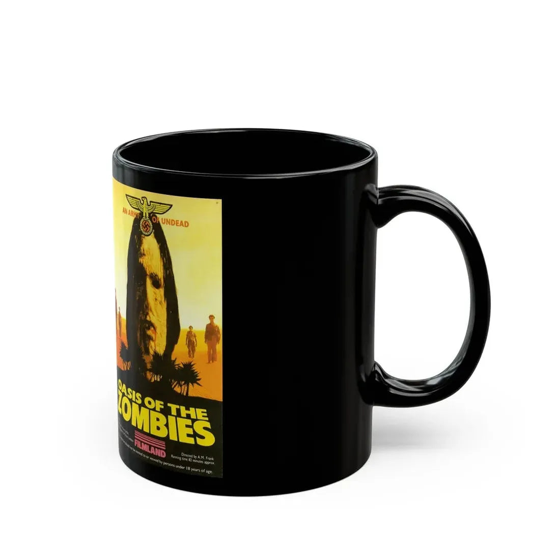 OASIS OF THE ZOMBIES FILMLAND (VHS COVER) - Black Coffee Mug - Go Mug Yourself