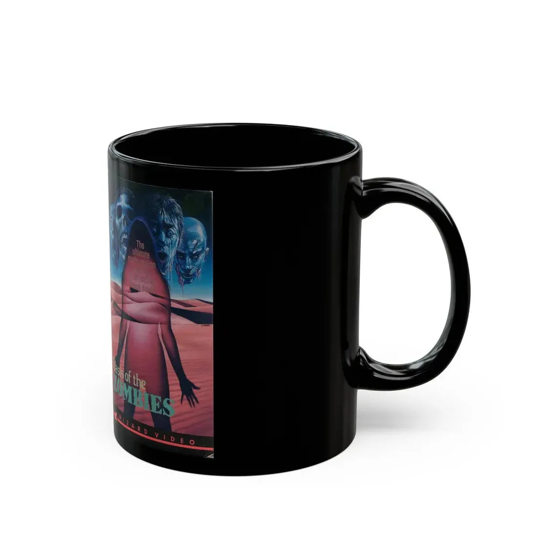 OASIS OF THE ZOMBIES (VHS COVER) - Black Coffee Mug - Go Mug Yourself
