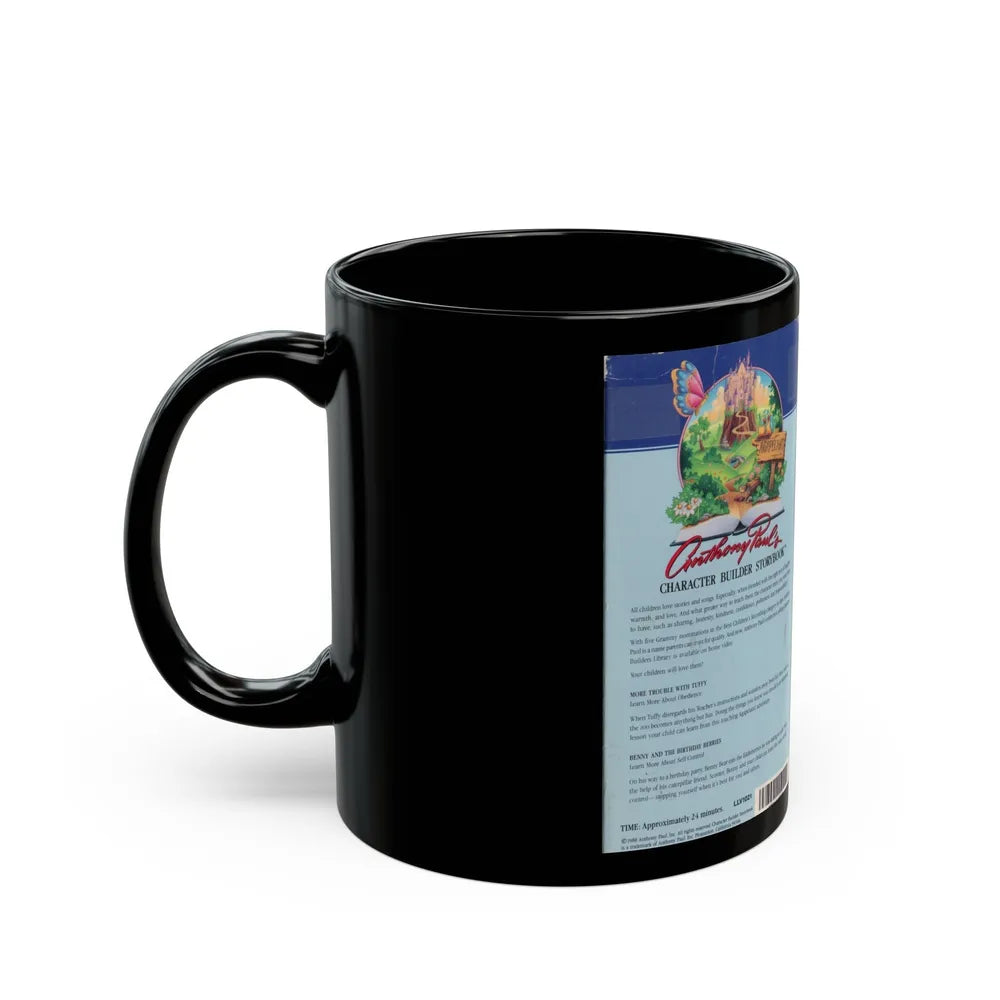 OBEDIENCE AND SELF CONTROL (VHS COVER) - Black Coffee Mug-Go Mug Yourself