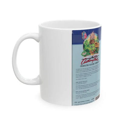 OBEDIENCE AND SELF CONTROL (VHS COVER) - White Coffee Mug - Go Mug Yourself