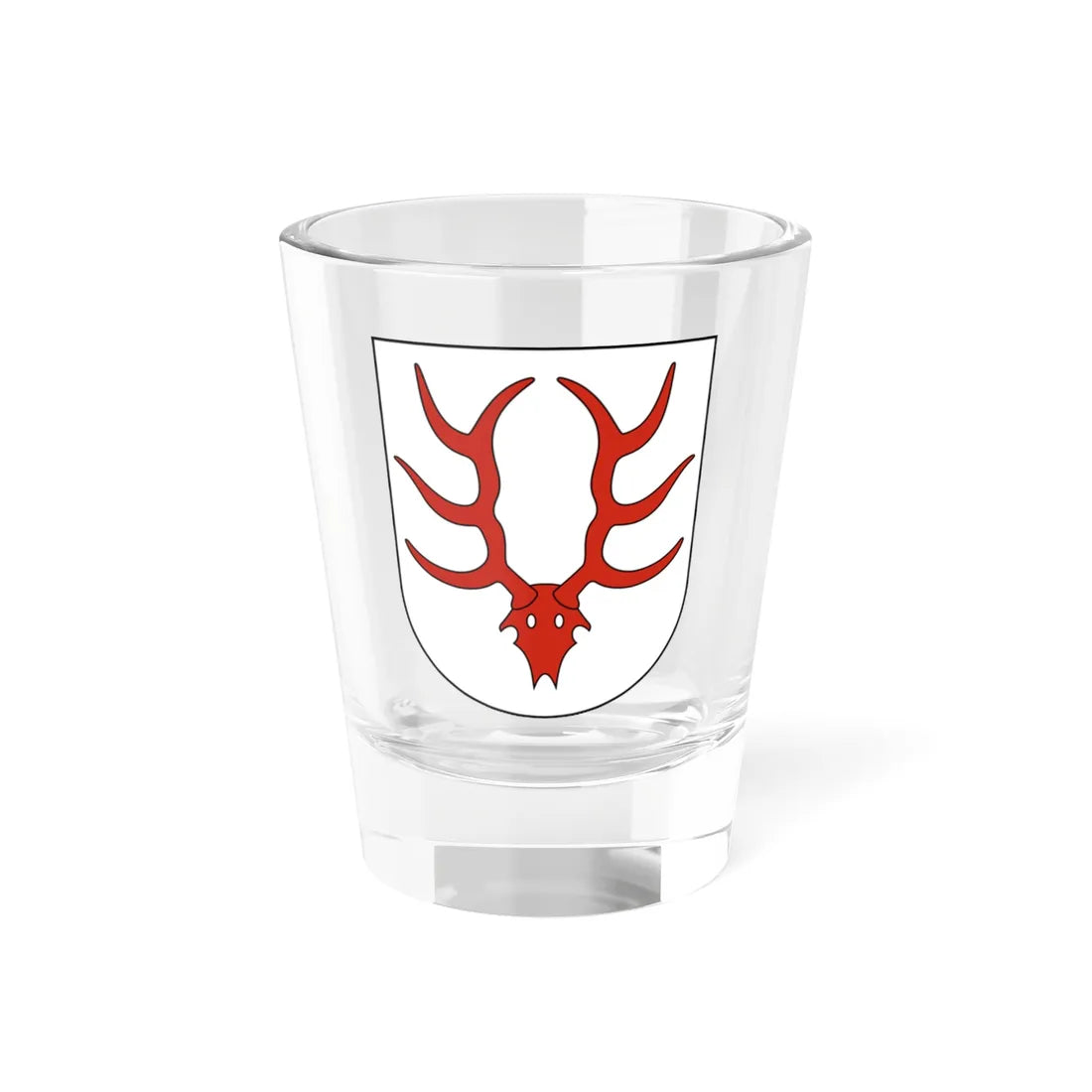 Oberbüren-blazon (Switzerland) (Coat of Arms) Shot Glass 1.5oz 1.5oz - Go Mug Yourself