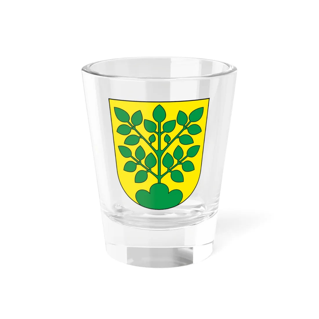 Oberbuchsiten-blazon (Switzerland) (Coat of Arms) Shot Glass 1.5oz - Go Mug Yourself