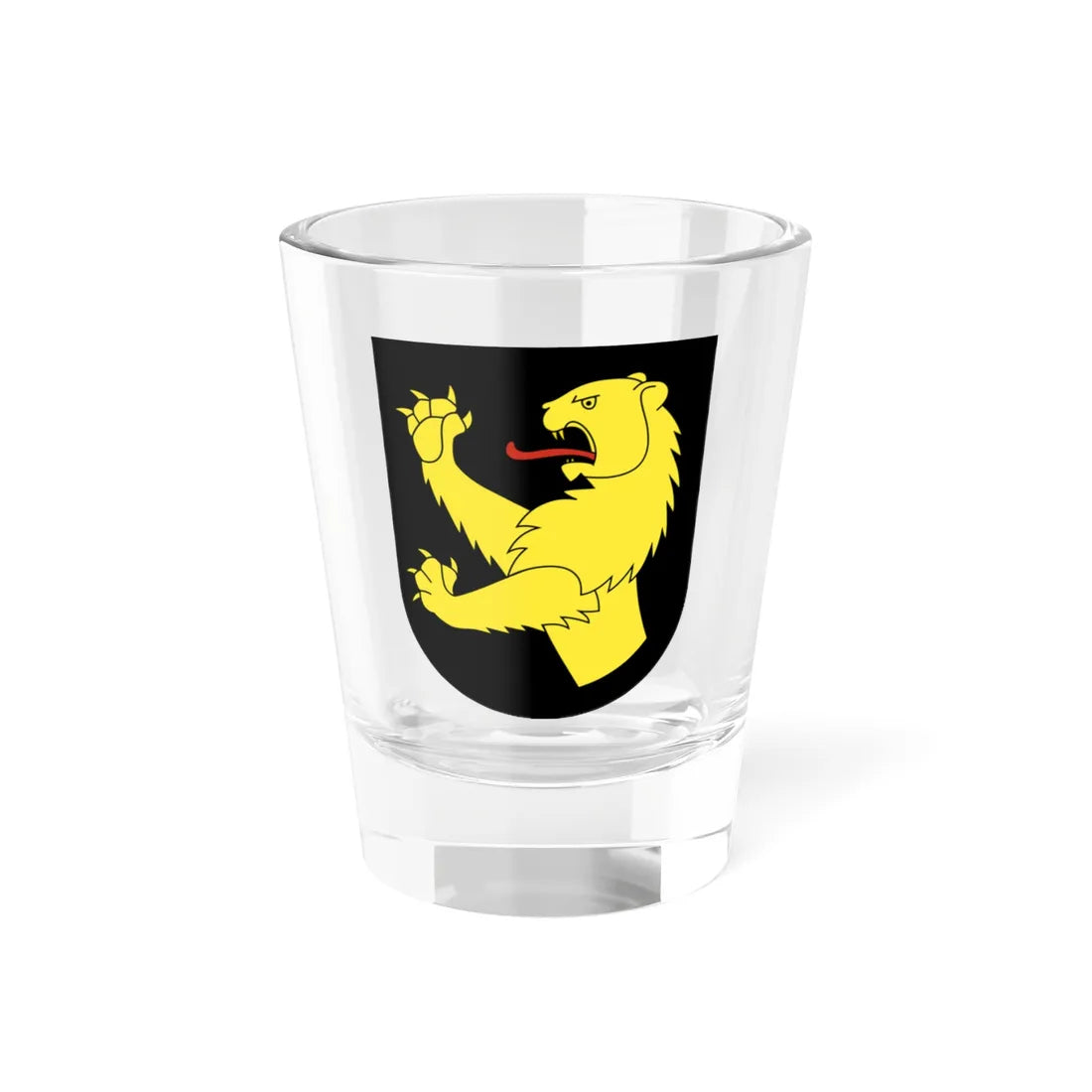 Oberembrach-blazon (Switzerland) (Coat of Arms) Shot Glass 1.5oz 1.5oz - Go Mug Yourself