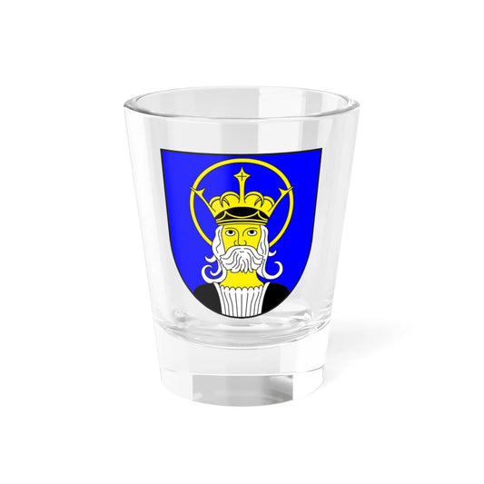 Oberengadin Kreis wappen (Switzerland) (Coat of Arms) Shot Glass 1.5oz 1.5oz - Go Mug Yourself