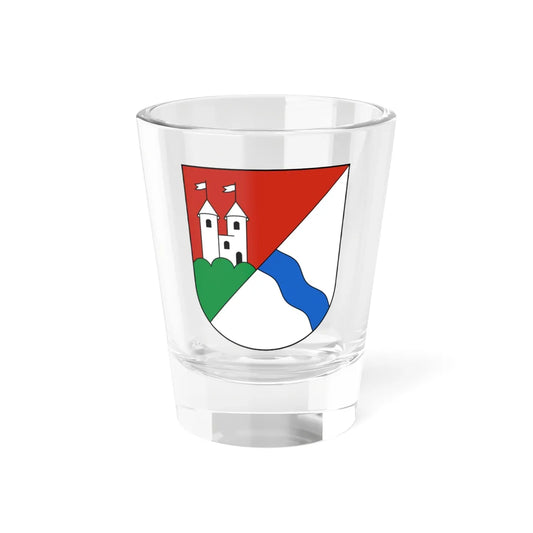 Obergösgen-blazon (Switzerland) (Coat of Arms) Shot Glass 1.5oz 1.5oz - Go Mug Yourself