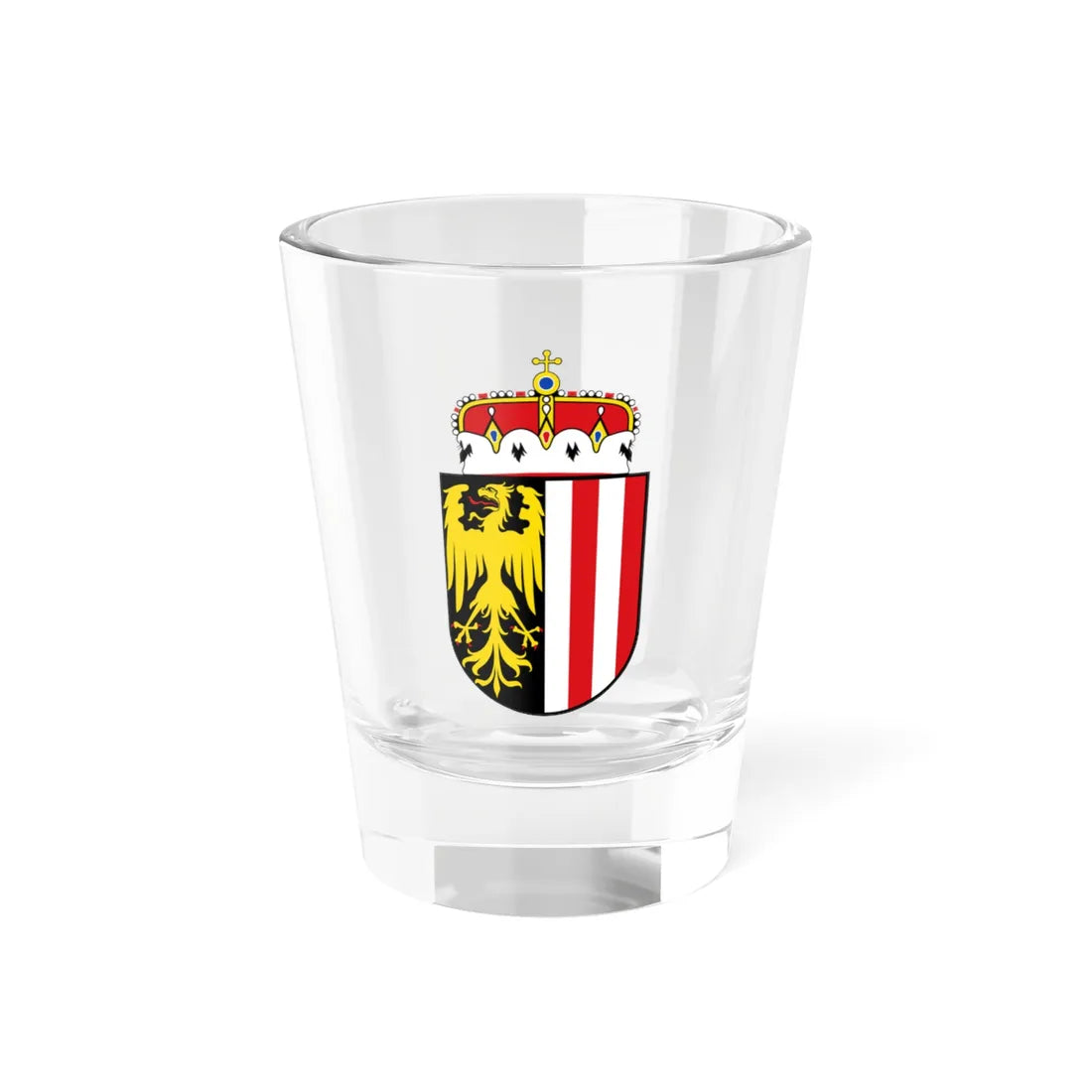 Oberoesterreich Wappen (Austria) Shot Glass 1.5oz 1.5oz - Go Mug Yourself