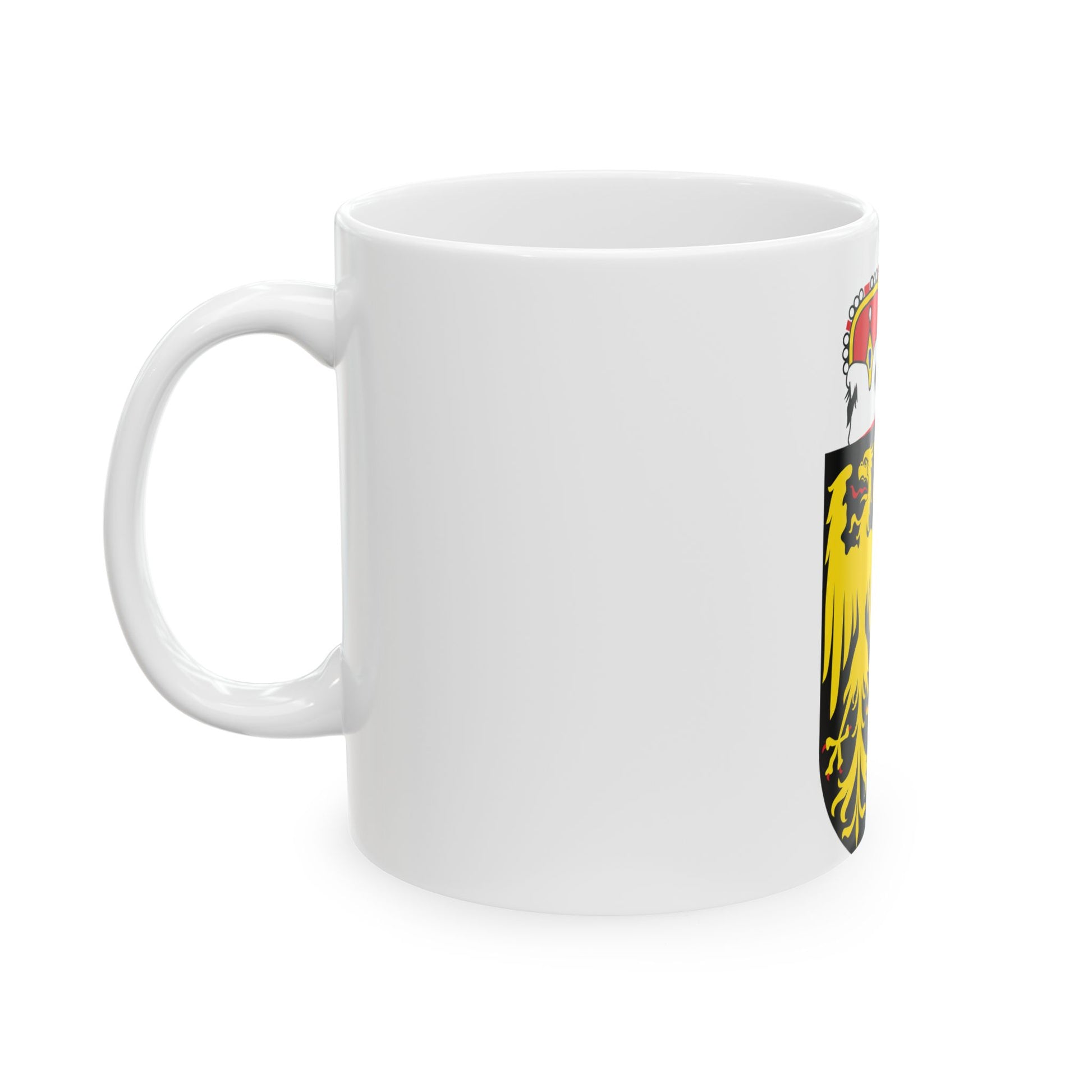 Oberoesterreich Wappen (Austria) White Coffee Mug-Go Mug Yourself