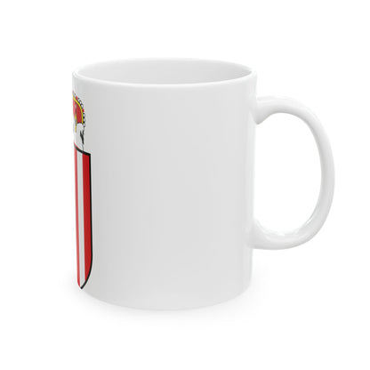 Oberoesterreich Wappen (Austria) White Coffee Mug-Go Mug Yourself