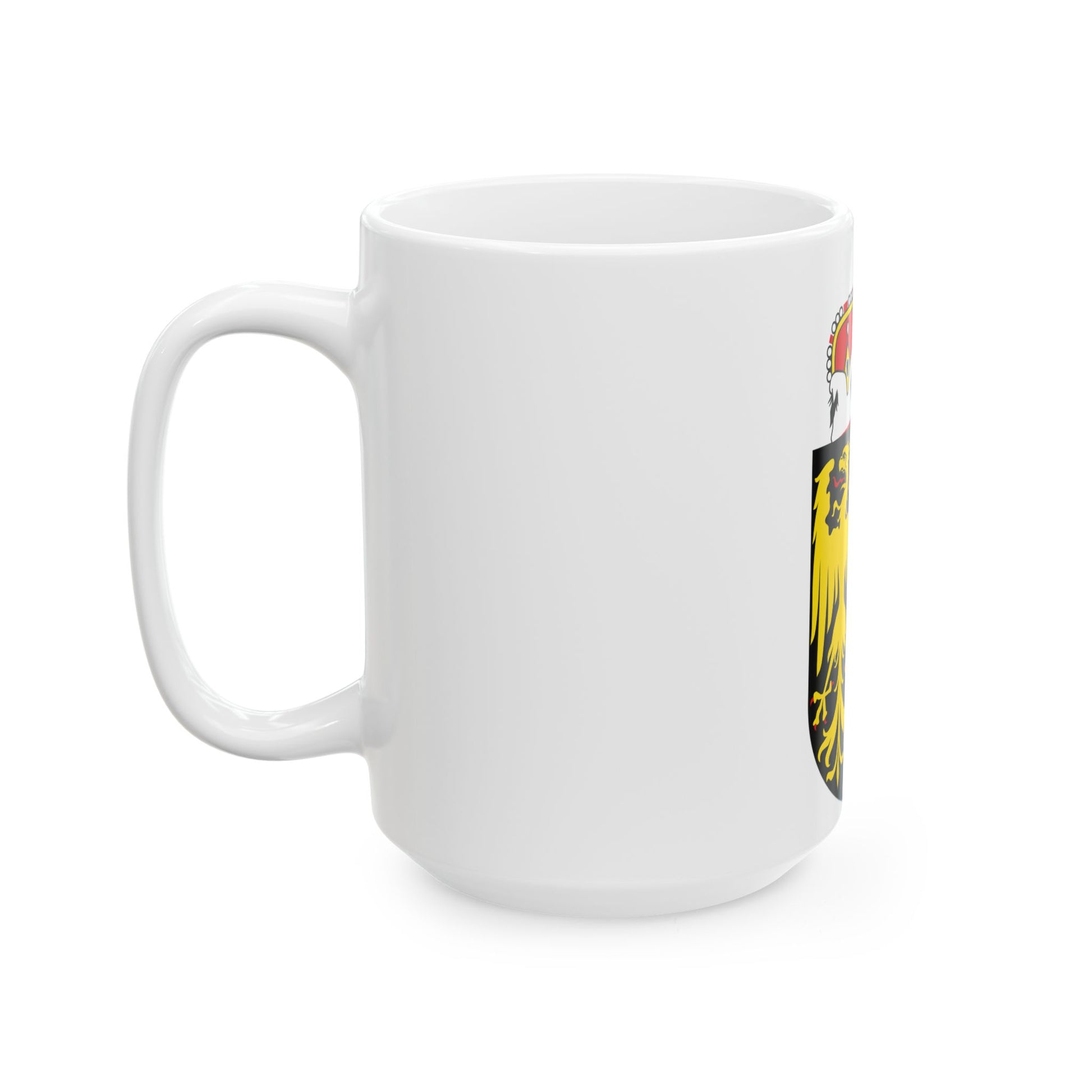 Oberoesterreich Wappen (Austria) White Coffee Mug-Go Mug Yourself