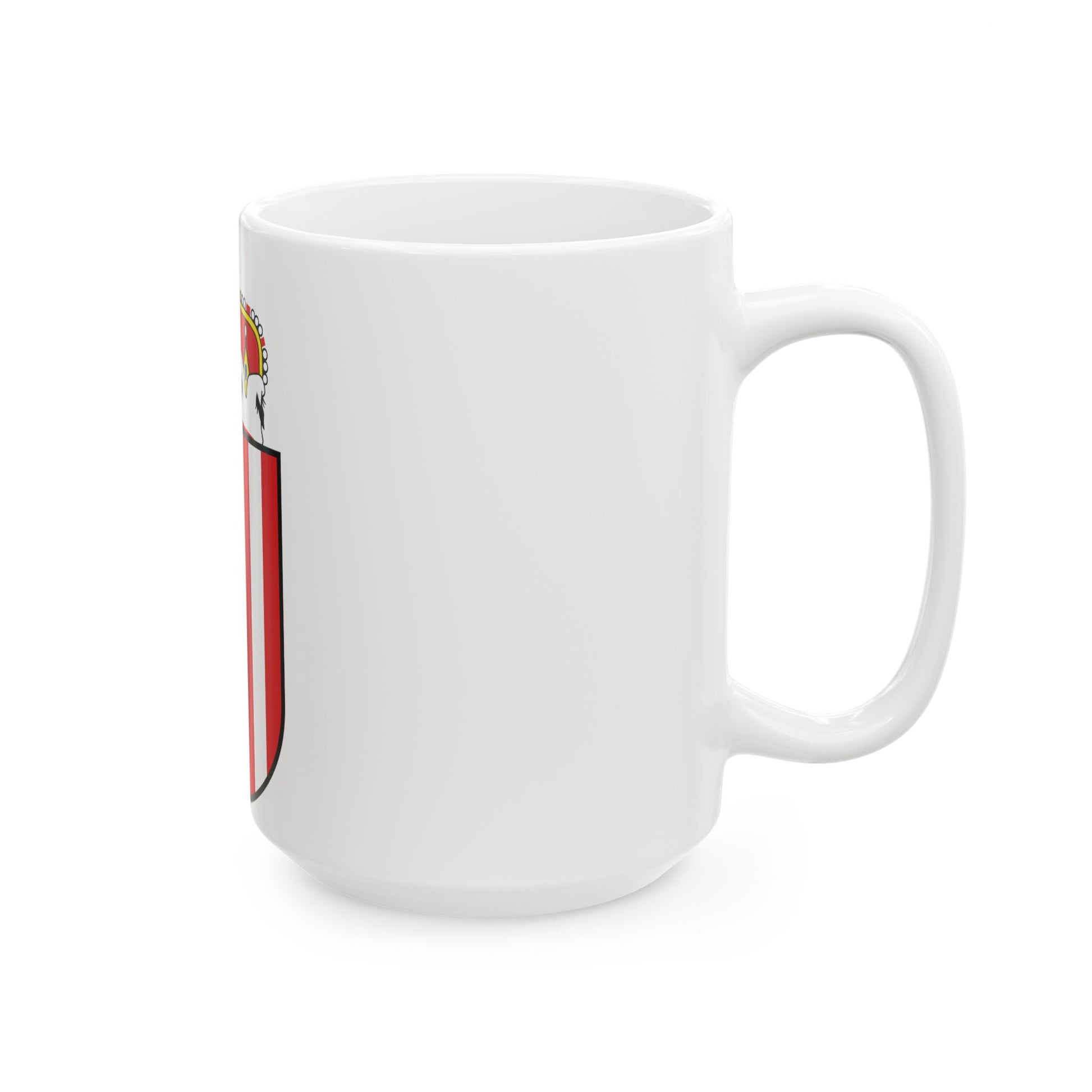 Oberoesterreich Wappen (Austria) White Coffee Mug-Go Mug Yourself