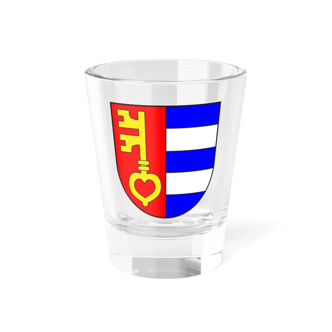 Obersaxen wappen (Switzerland) (Coat of Arms) Shot Glass 1.5oz 1.5oz - Go Mug Yourself