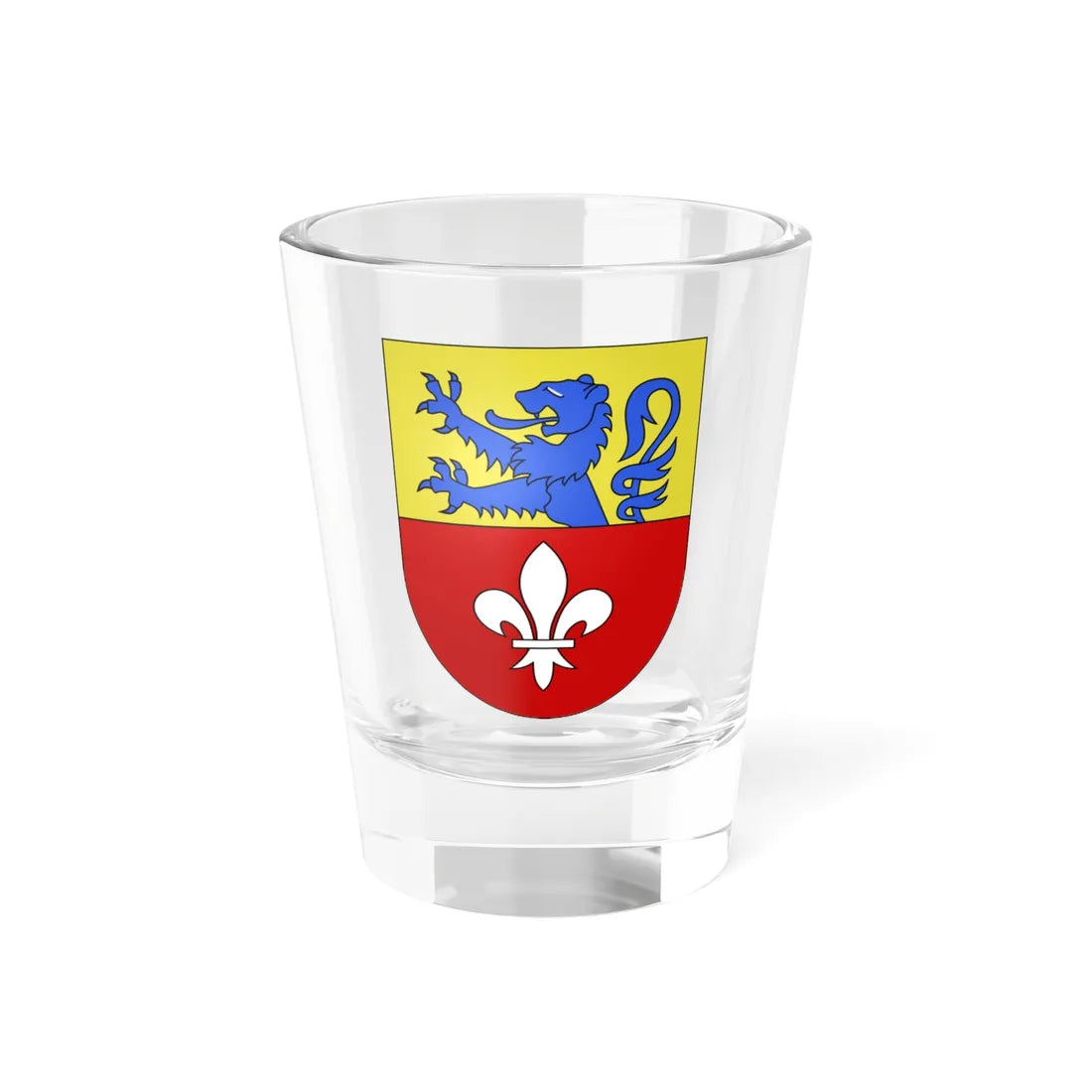 Oberschrot-coat of arms (Switzerland) (Coat of Arms) Shot Glass 1.5oz 1.5oz - Go Mug Yourself
