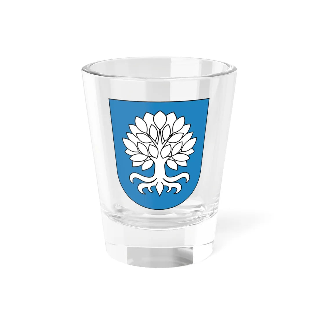 Oberuster coat of arms (Switzerland) (Coat of Arms) Shot Glass 1.5oz 1.5oz - Go Mug Yourself