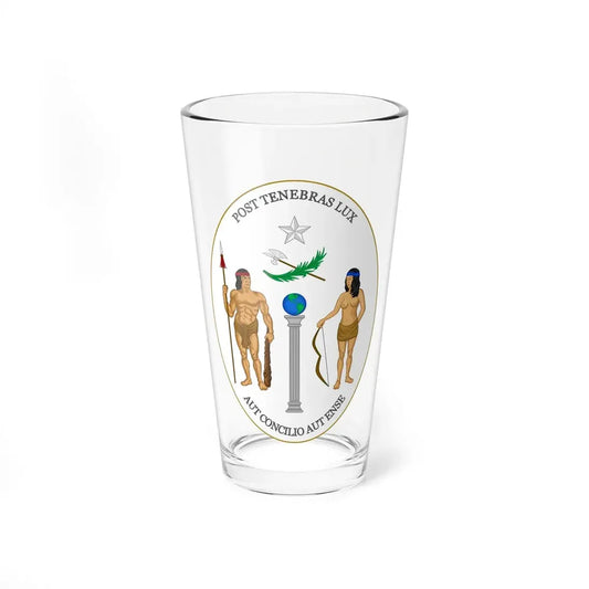 Obverse of the Coat of Arms of Chile (1812-1814) - Pint Glass 16oz 16oz - Go Mug Yourself