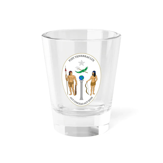 Obverse of the Coat of Arms of Chile (1812-1814) - Shot Glass 1.5oz 1.5oz - Go Mug Yourself