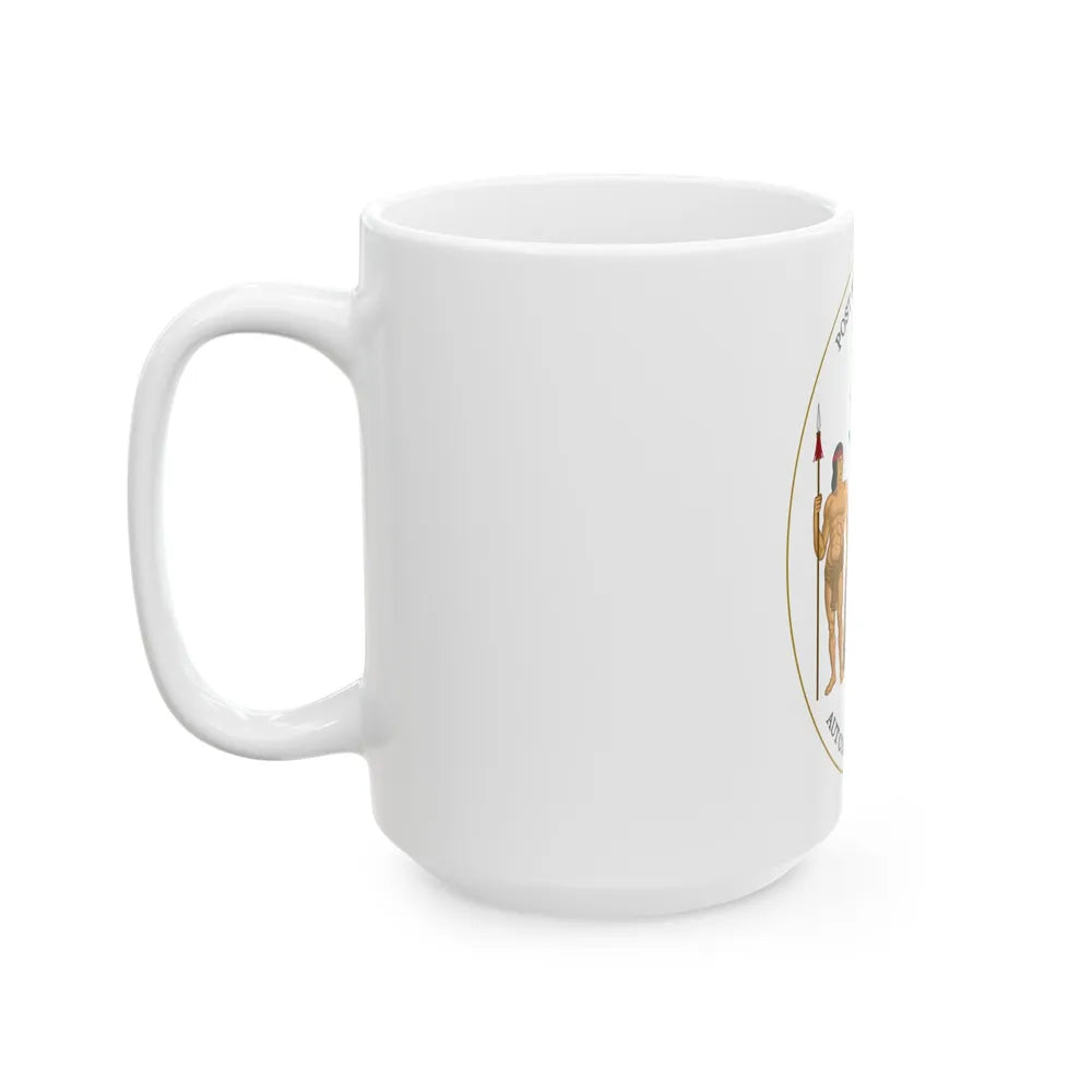 Obverse of the Coat of Arms of Chile (1812-1814) - White Coffee Mug-Go Mug Yourself