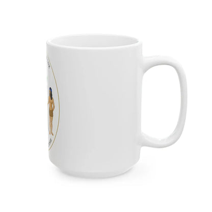 Obverse of the Coat of Arms of Chile (1812-1814) - White Coffee Mug-Go Mug Yourself