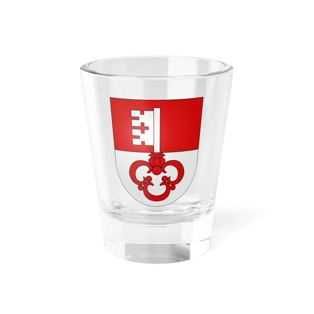 Obwald-coat of arms (Switzerland) (Coat of Arms) Shot Glass 1.5oz 1.5oz - Go Mug Yourself